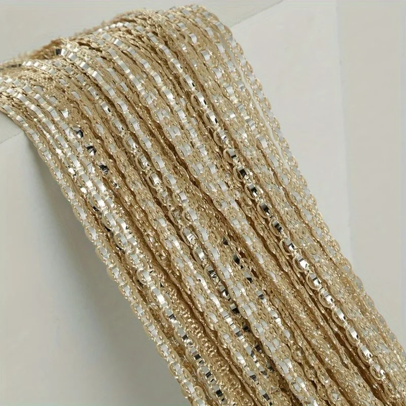 1PC Shiny Decor String Door Curtain Hanging Slat, Adjustable Tassel Trim Vertical Blind for Closet Window Bedroom, Multi Colors