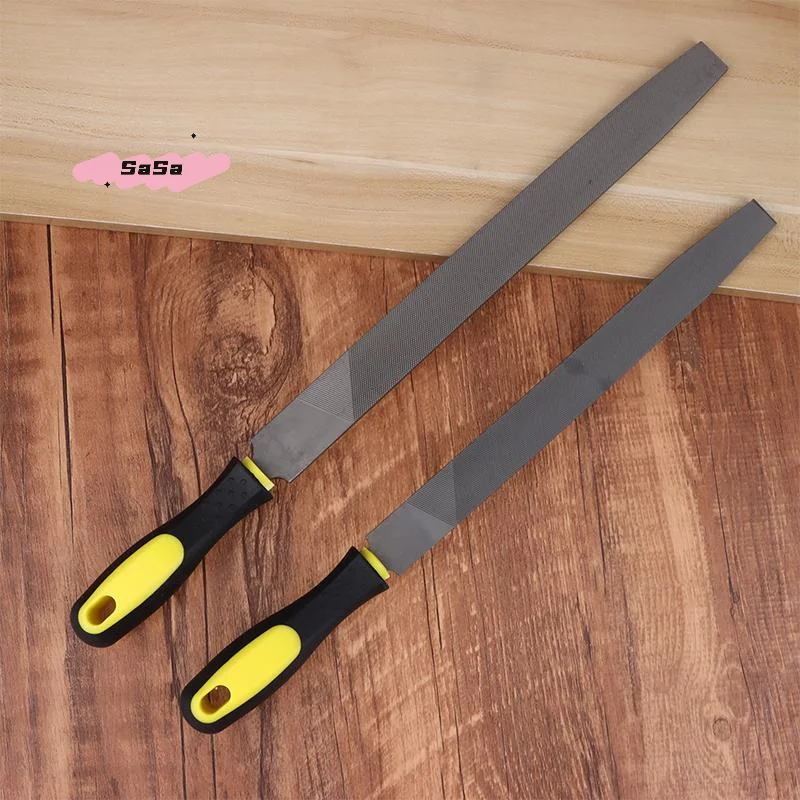S-1Pc 6/8/10/12 Inch High Carbon Steel Flat File Durable Sharp Files For Stone Glass Metal Sanding Tool Woodworking Hand Tools