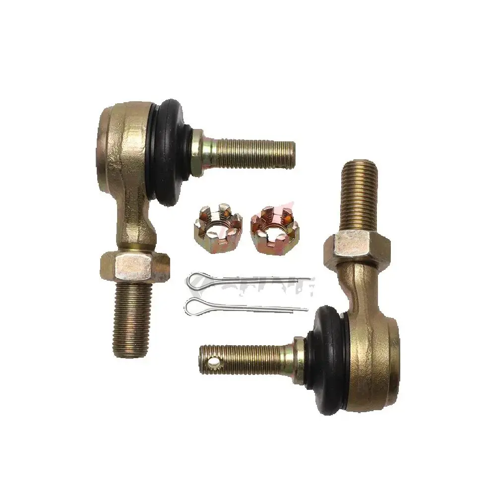 2 pair M10-M12 Tie Rod End Kits Ball Joint Fit For China ATV 50cc 110cc 150cc 200cc 250cc 300cc Go Kart Karting Quads Bike Parts