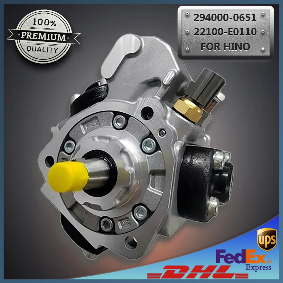 

High Quality Diesel J05D Common Rail Fuel Pump 294000-0651 2940000651 22100-E0110 Suitable for Hino Truck