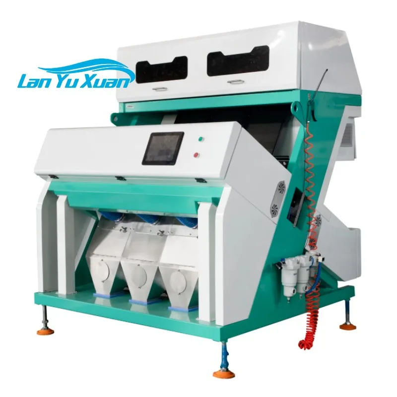 Máquina clasificadora de colores de maquinaria agrícola/clasificador de colores de plástico/maquinaria óptica de tratamiento de residuos