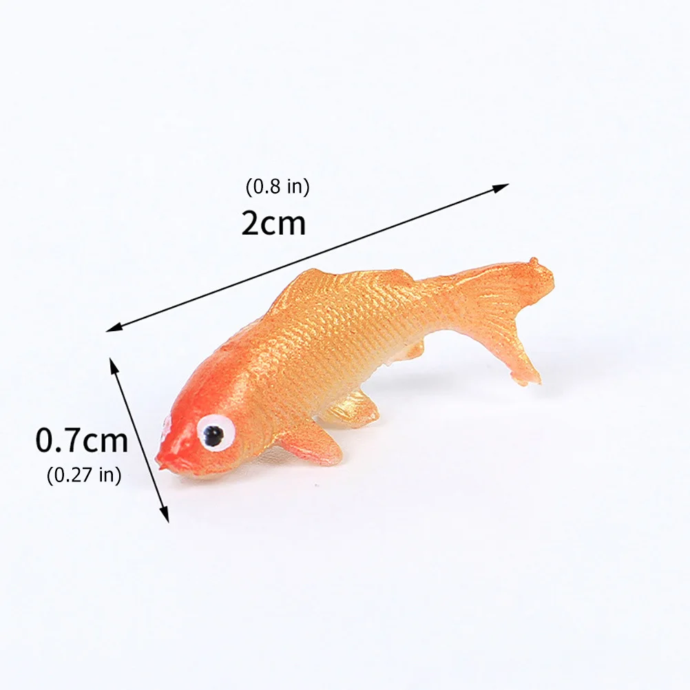 15 قطعة من أسماك سمك الشبوط الاصطناعية الفاخرة ديكور حوض السمك واقعي صغير مزيف للأسماك المزيفة لوازم المناظر الطبيعية ديكور حوض السمك #6