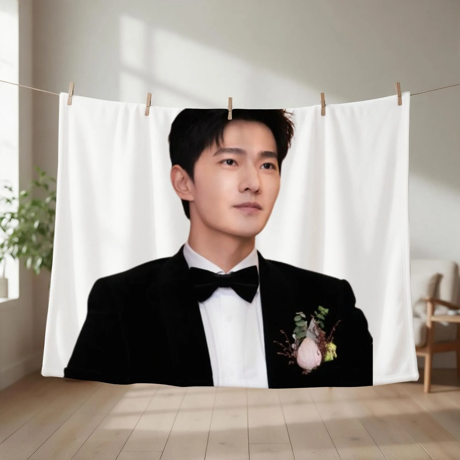 Yang Yang IN SUIT From YOU ARE MY GLORY (2021) Throw Blanket Decoratives Winter beds Sofa Heavy Blankets