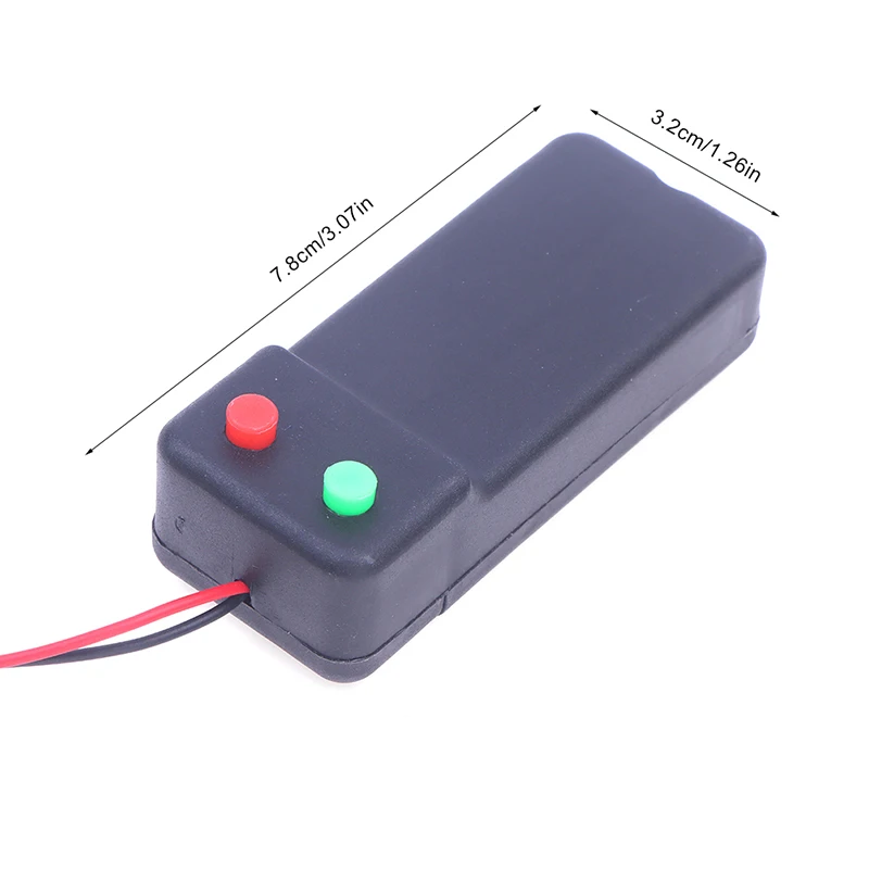 Boîte de rangement de connecteur de support de batterie, interrupteur marche/arrêt, commande de fil avec interrupteur, 2AA, 3V