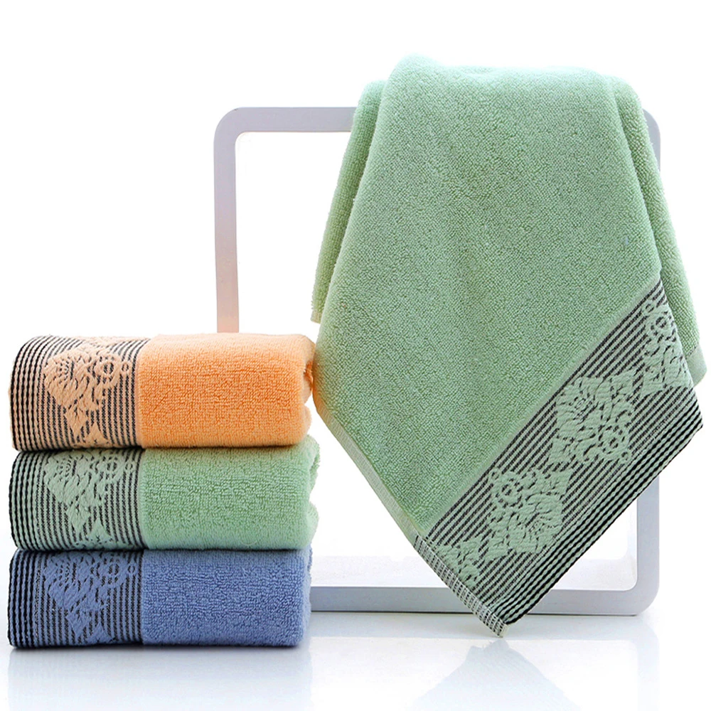 100% Cotton Towel Absorbent Towel Cotton High-grade Household Adult Soft Washcloth Face Towel Bath Towel