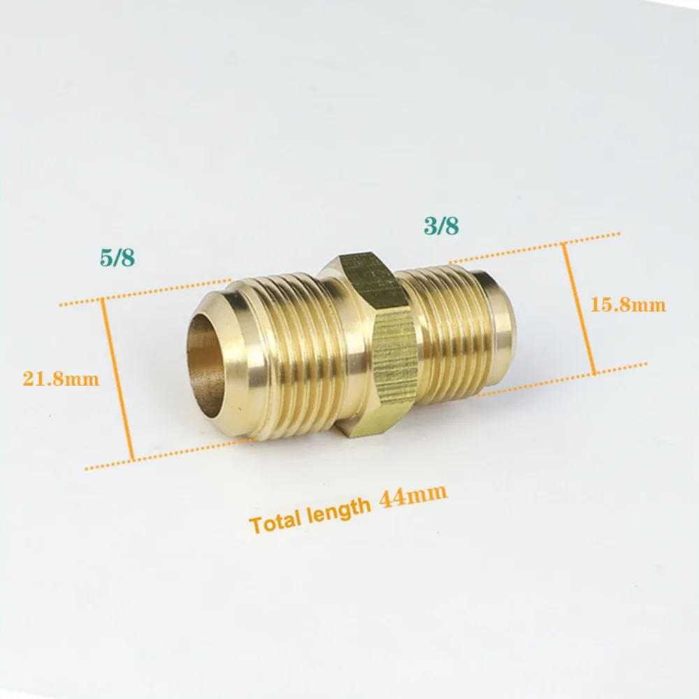 

Новый латунный фитинг-соединитель (штуцер-штуцер) для труб 1/4", 3/8", 1/2", 5/16", 5/8", 3/4" – прямой газовый адаптер