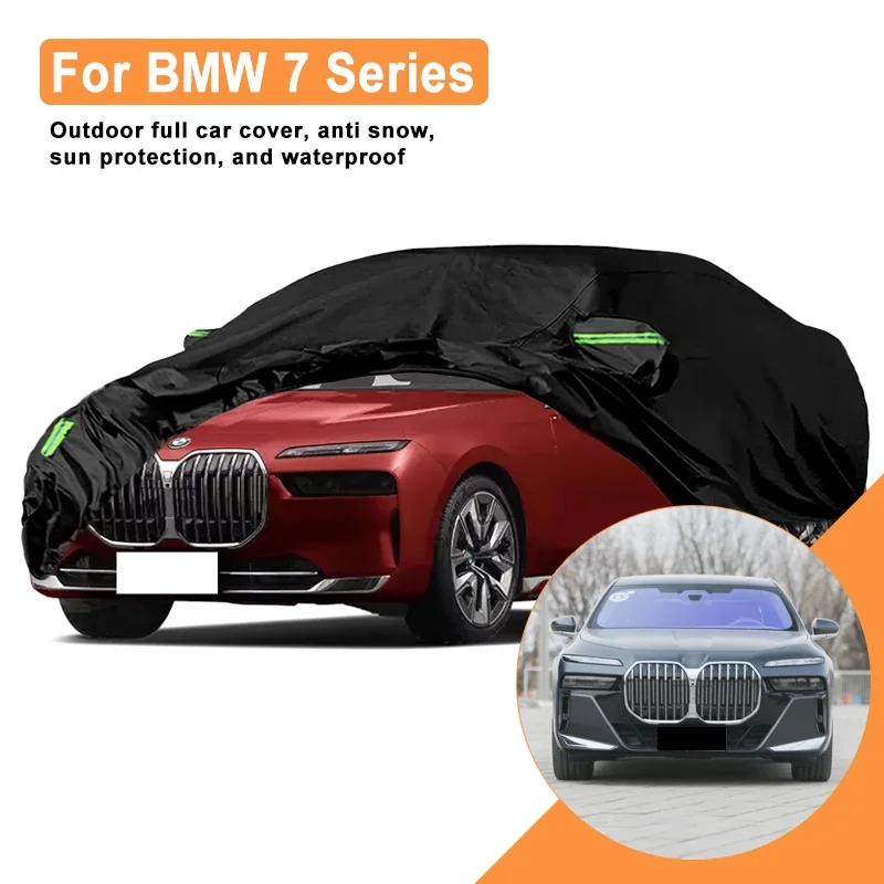 

For BMW 7 Series Car Full Cover - Outdoor Waterproof Snowproof Sunshade, Winter & Summer All Weather Auto Protection Accessories