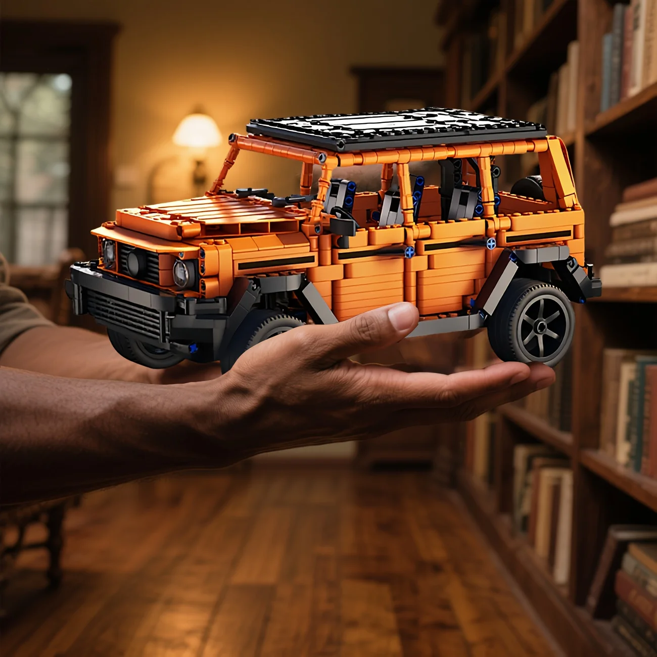 التقنية 1:14 G500 المهنية خط الطرق الوعرة سيارة بنة SUV البناء الطوب لعبة السيارة هدية للأطفال الكبار #5