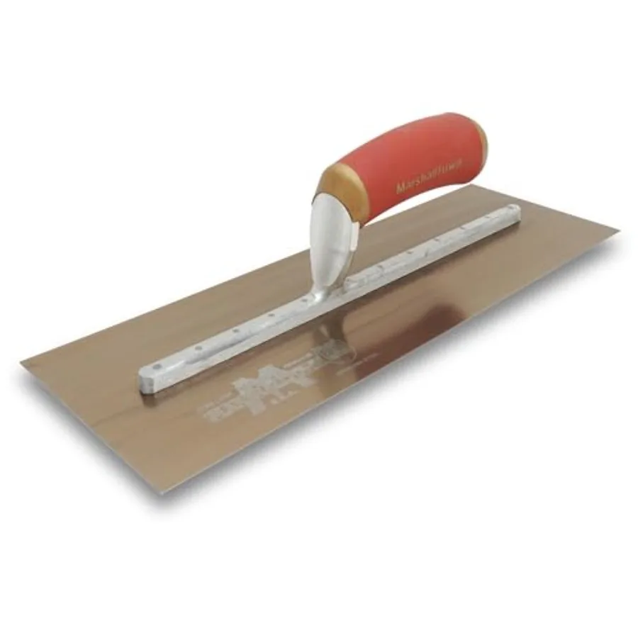 

DuraFlex Finishing Trowel 14 x 5 Inch 11 5/8 Inch Mounting DuraSoft Handle Made in the USA Plaster and Drywall Finishing Tools