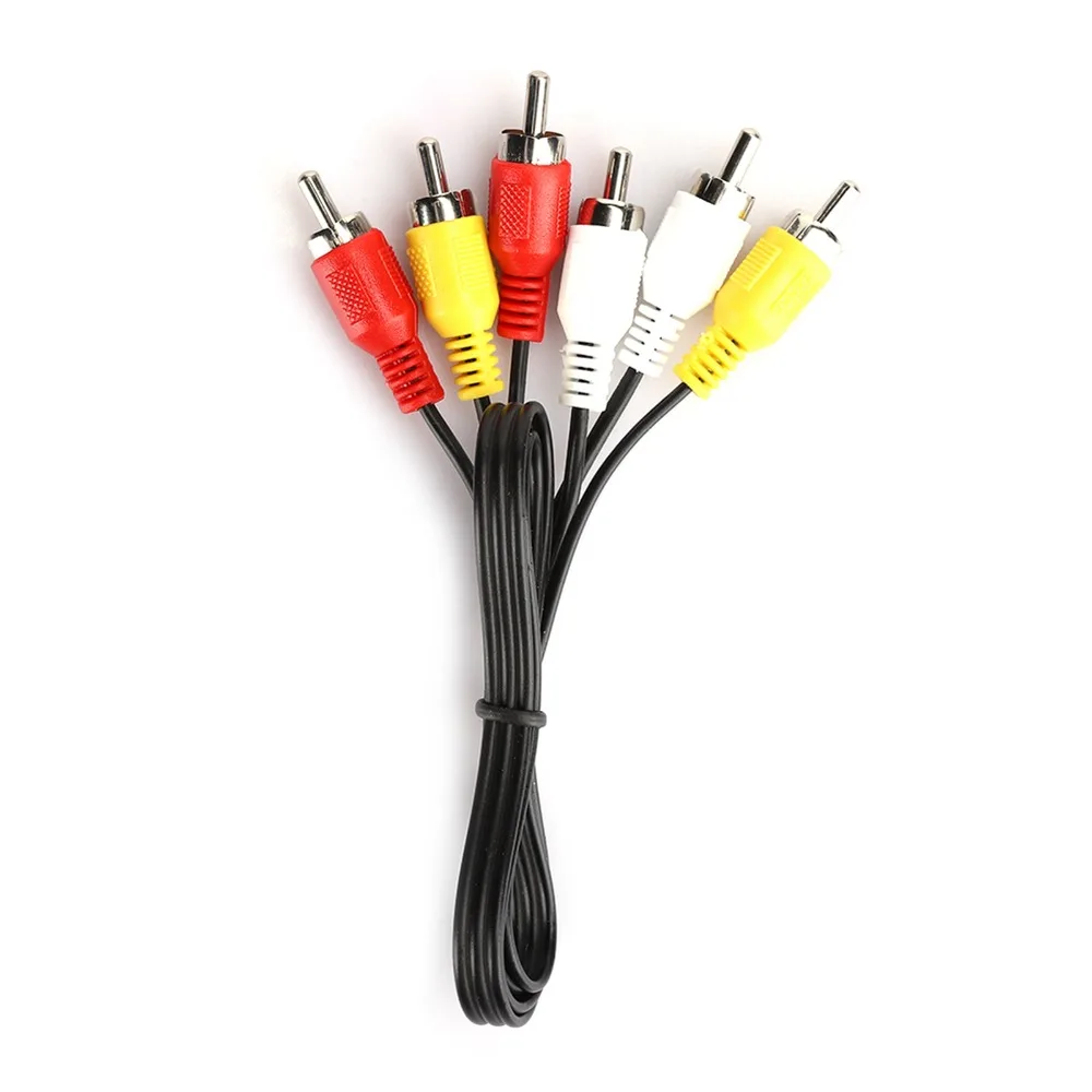 Durable 3 In 1 Out AV Switch With AV Cable Plug and Play Audio Video Selector Switch Selector for DVD VCD VCR Home Theater