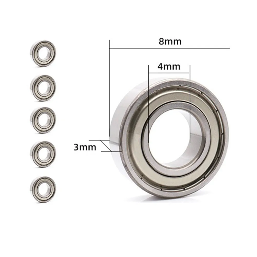 

5 шт. вспомогательный подшипник для мини-пневматического станка для снятия фаски 4 мм x 8 мм x 3 мм подшипники с ЧПУ, металлообрабатывающие инструменты, детали