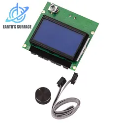 DB-3D Printer Parts 12864 Ender 3 LCD Screen Display Blue Control Panel Board with Cable Accessories for Ender 3 3D Printer