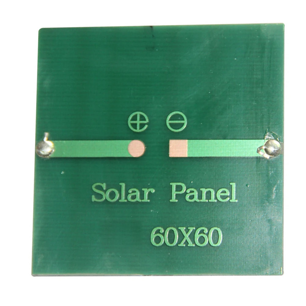 5V 0.45W For Mini Solar Panel 60x60mm for 3.7V 5V Devices Small Electronics Toys Lights Solar Projects PET Laminated
