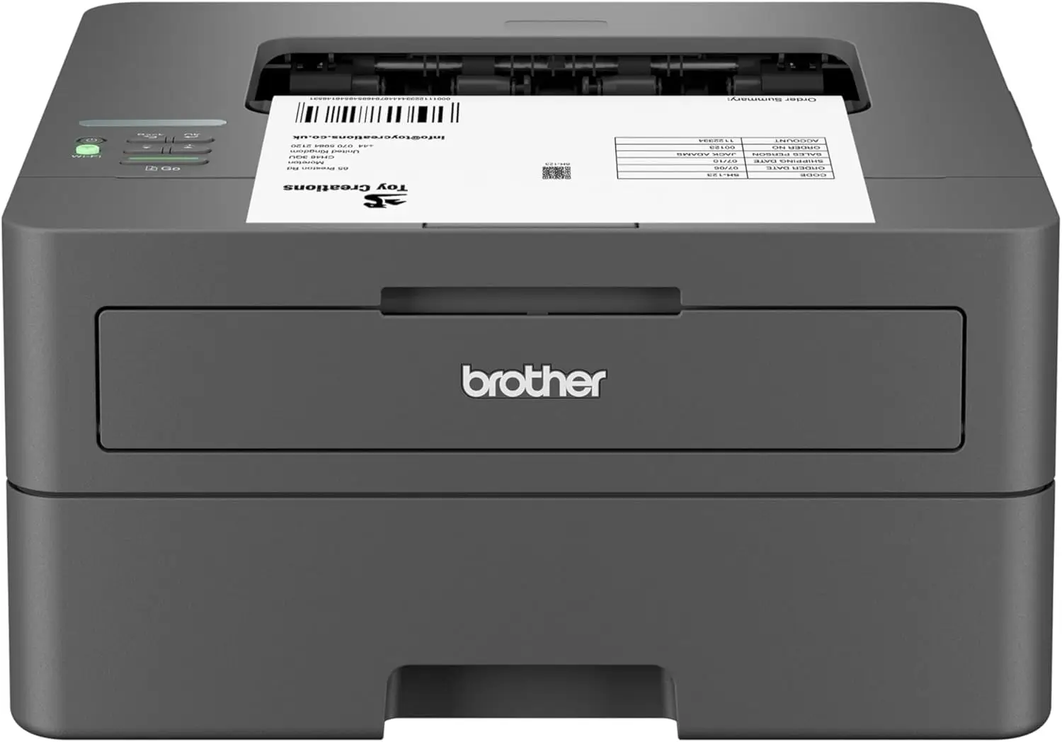 

Compact Monochrome Laser Printer for Home Office, Wireless & Mobile Printing, 30ppm, 250-Sheet Tray, Includes Refresh Trial
