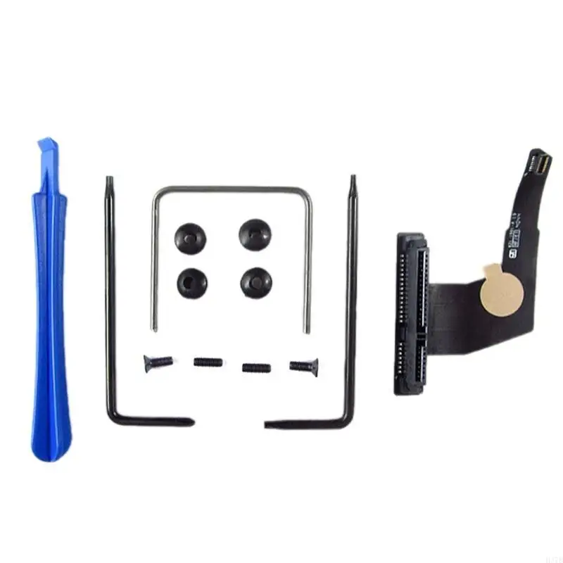 H37B 821-1501-A Lower Drive Hard Drive SSD Moncector Cable Cable Ribbon مع جزء إصلاح الأدوات لمحرك الأقراص الثابتة A1347 SSD