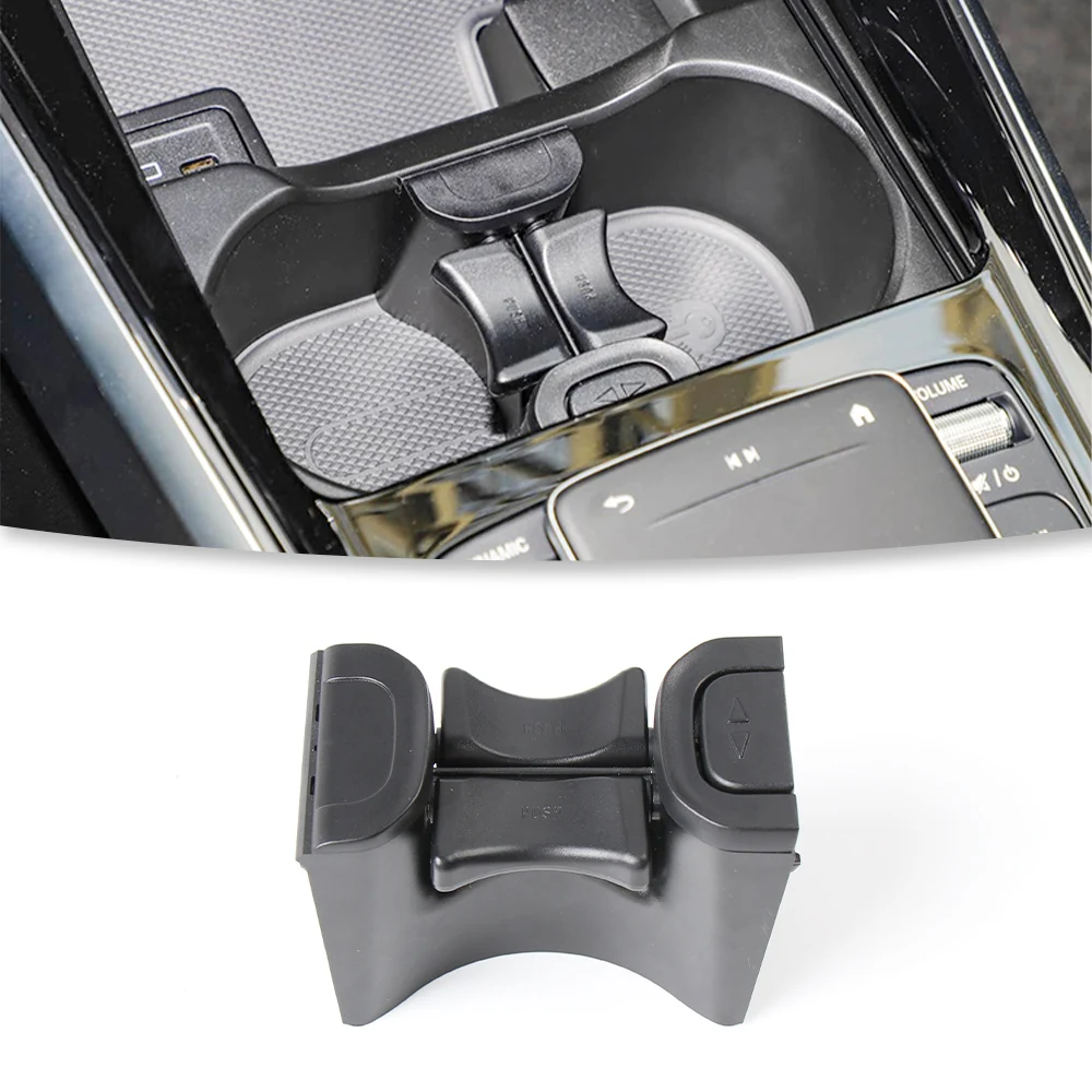 For Mercedes Benz A B GLA GLB CLA Class W177 W247 W243 C118 1778109703 Car Cup Holder Divider Centre Console Cup Holder Divider