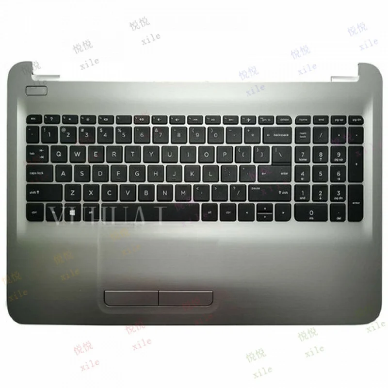 

L+ NEW For HP Pavilion TPN-C125 ​TPN-C126 15-AF Keyboard palmrest SILVER cover
