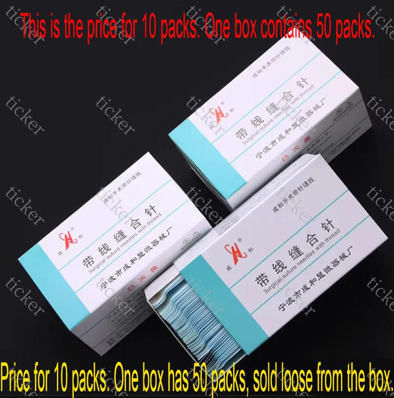 10 pcs Suture needle surgery tool nano-traceless angle needle eyelid burying surgical instrument triangle eyebrow canthus