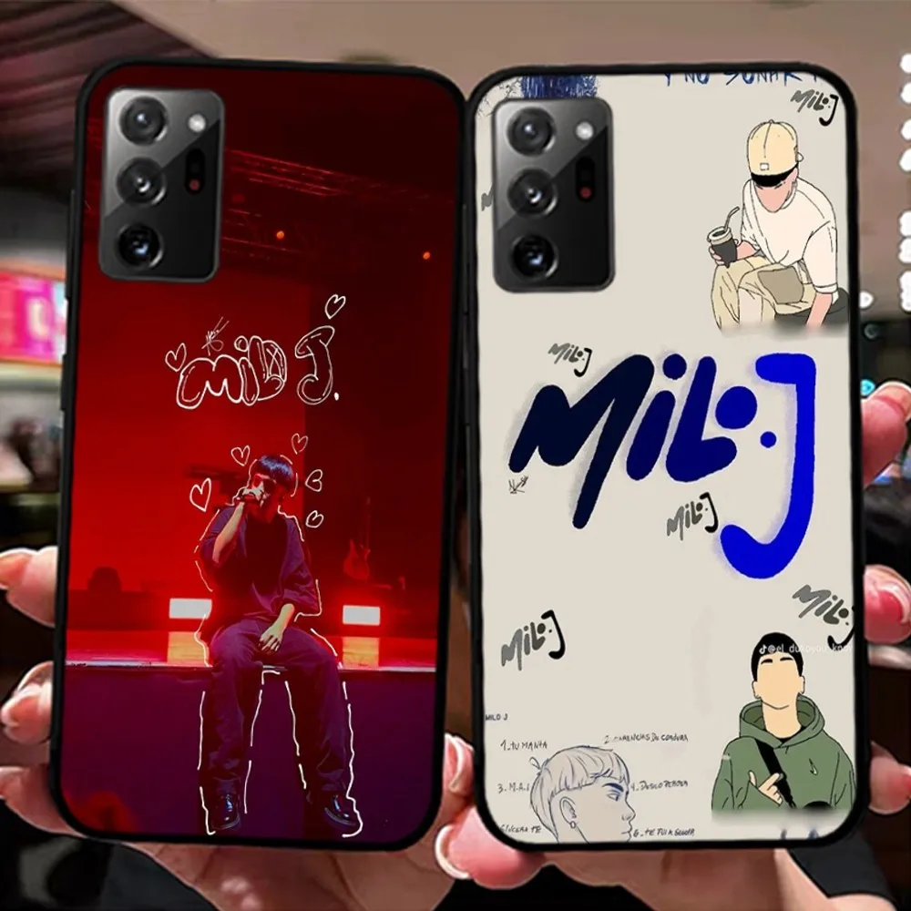 Milo J Singer Phone Case For Samsung Note 8 9 10 20 Pro Plus Lite M 10 11 20 30 21 31 51 A 21 22 42 02 03