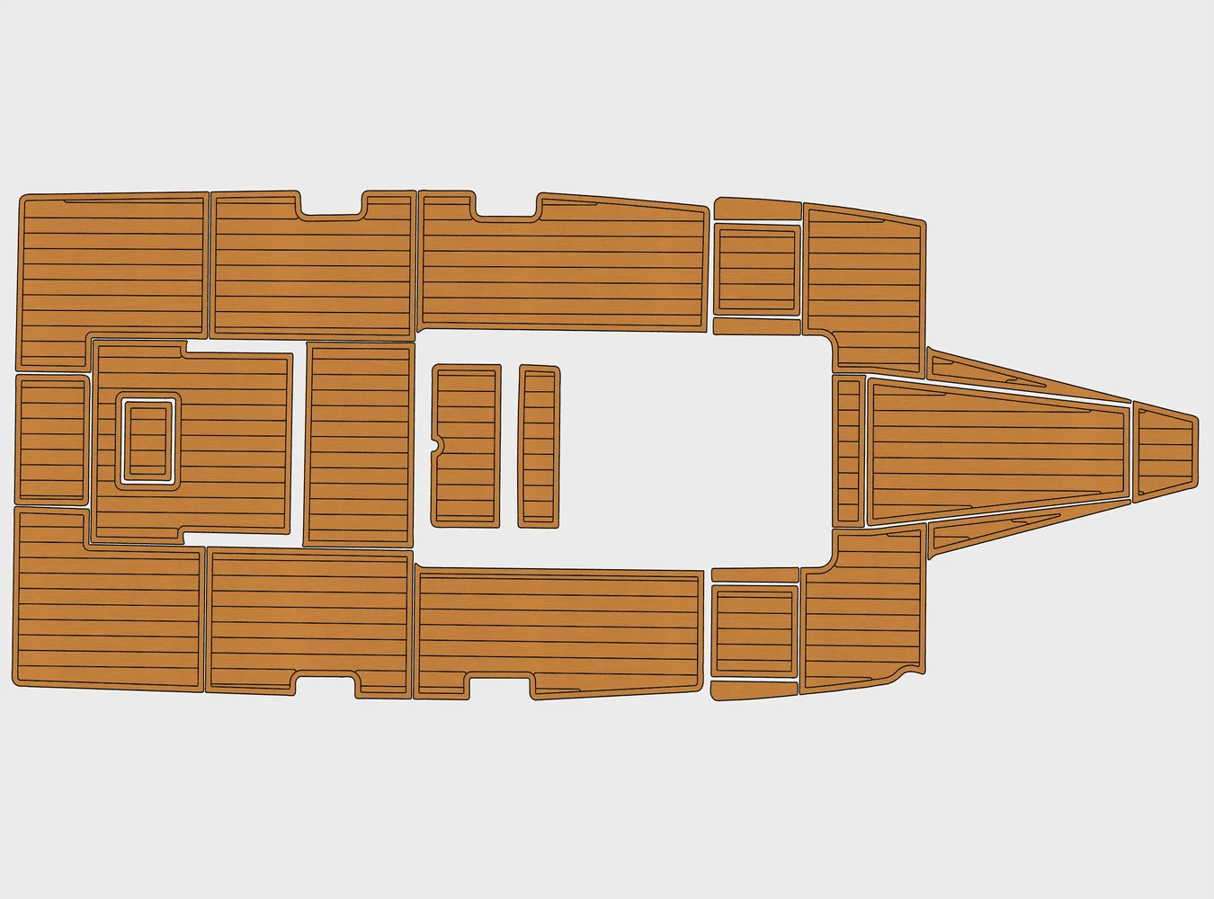 

2002-2003 Регулятор 26 FS 1/4 дюйма, 6 мм, пена EVA, Нескользящий морской коврик из тикового дерева из ПВХ, настил из тикового дерева, домашний ковер, морской пол