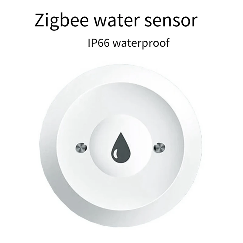 Graffiti Zigbee Flood Sensor Smart Water Sensor Leakage Alarm Flood Sensor Multifunction Flood Sensor