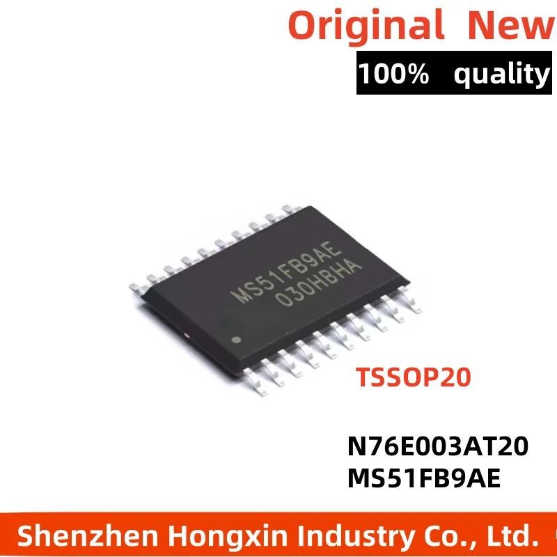 

5 piece N76E003AT20 MS51FB9AE replaces STM8S003F3P6 SMT TSSOP20 MCU microcontroller enhanced microcontroller chip