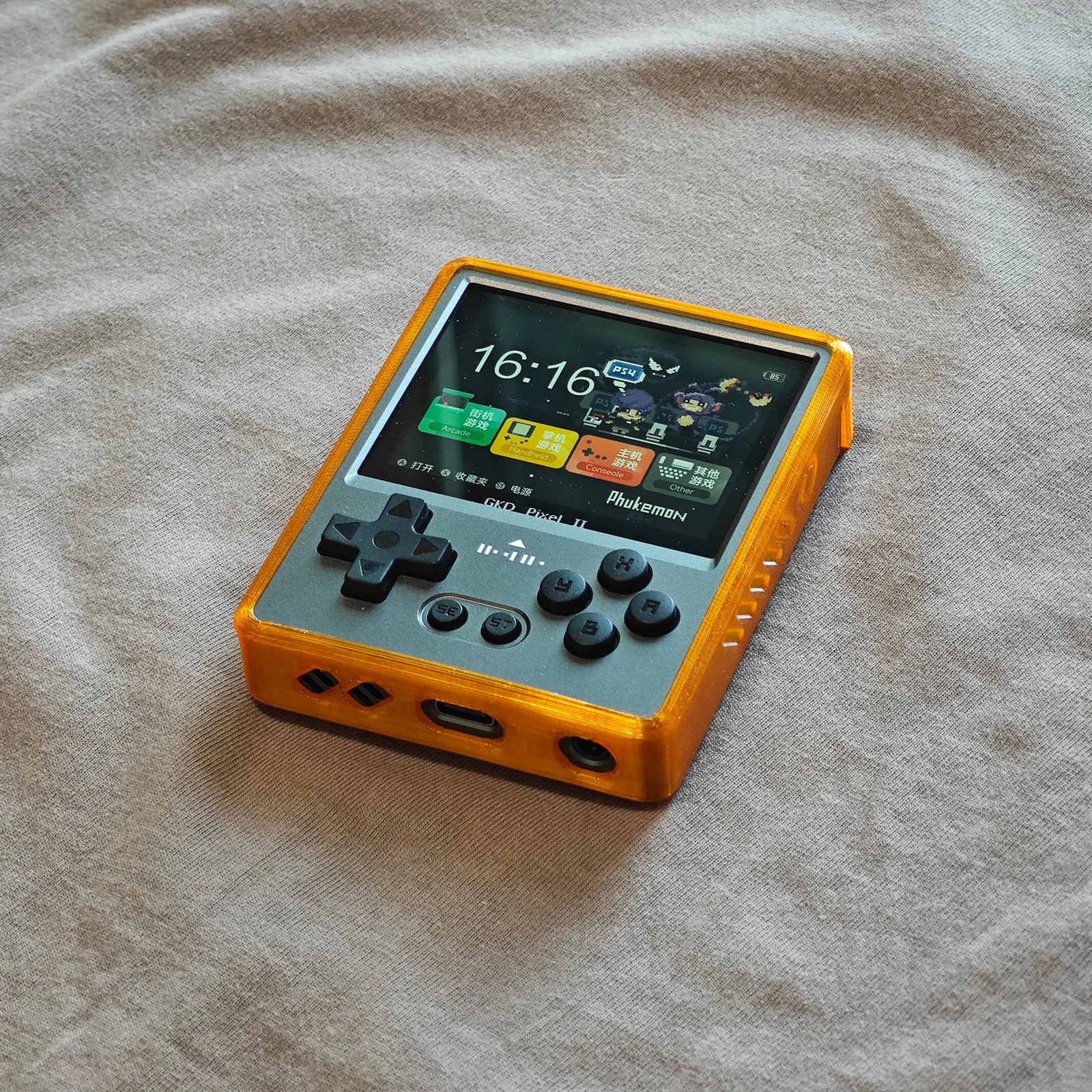 For GKD Pixel 2 Mini Handheld Soft Cover 3D printing TPU Protective Cover Game Console Protective Case Game Accessories