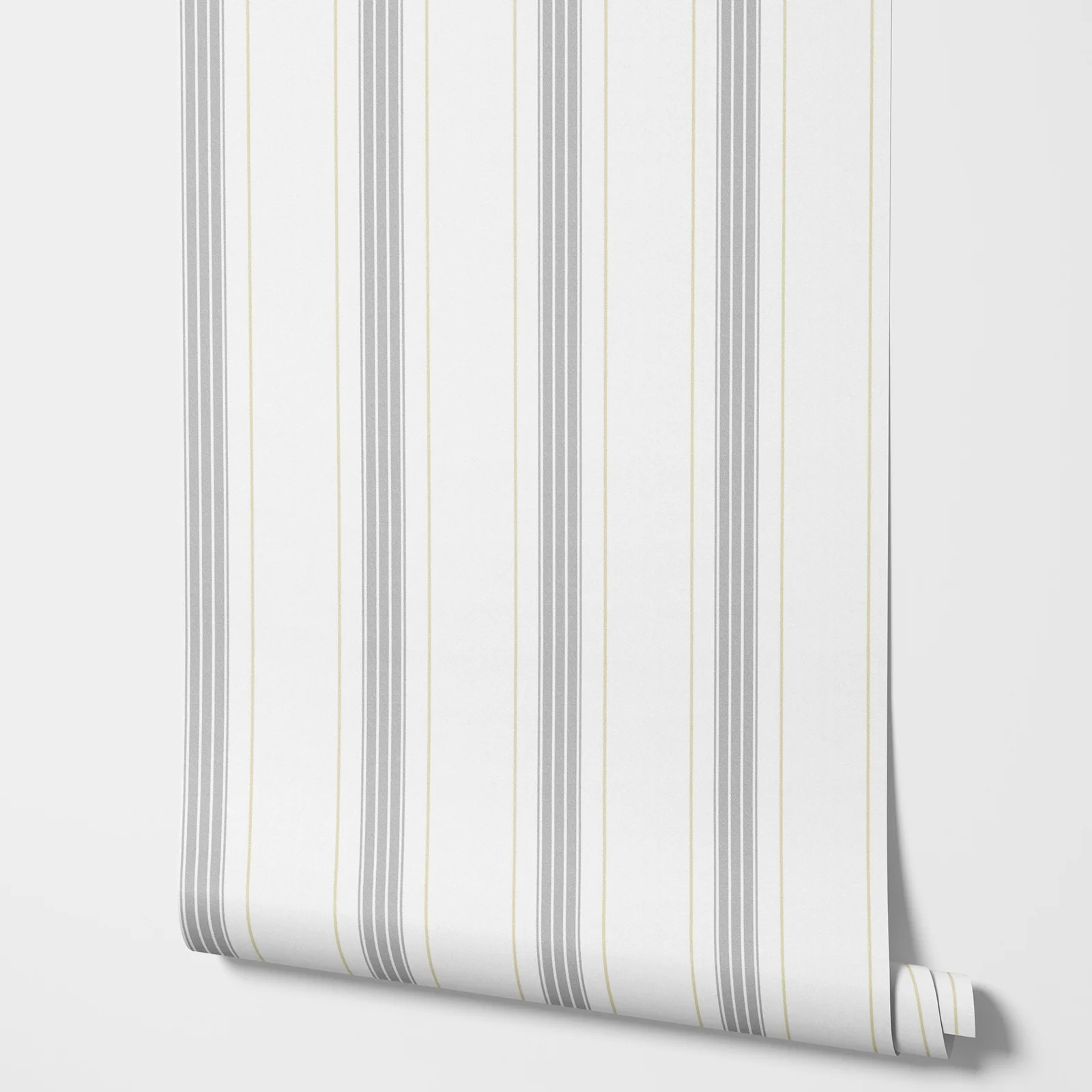 Minimalist Stripe Peel and Stick Wallpaper,Classic Neutral Pinstripe Wall Mural,Modern Home Decor, Self-adhesive Or Traditional