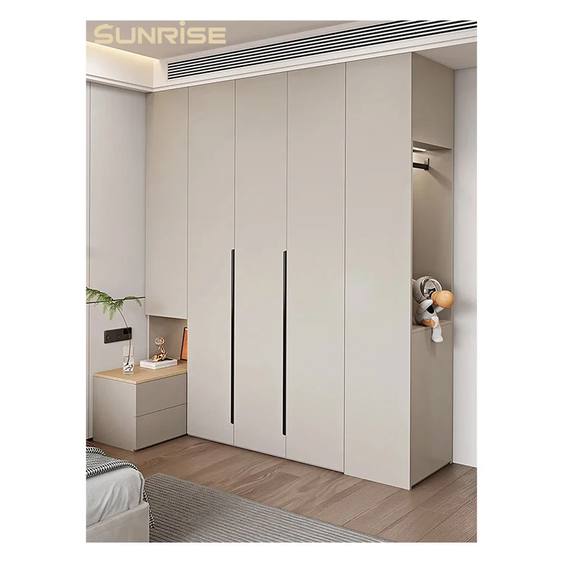 

Luxury Furniture Bedroom Set Wooden Small 5 Door Wardrobe Wooden Closet Modern Bedroom Wardrobes