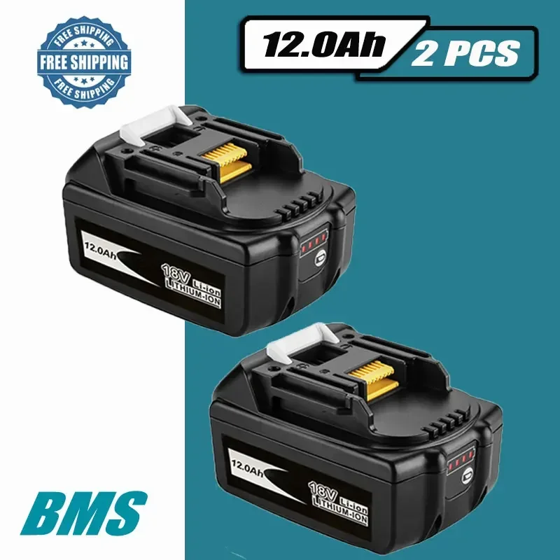 18V Makita 12000mAh Oplaadbare Lithium Ion Batterij Met Batterij indicator Voor Makita BL1830 BL1840 BL1850 Power Tool Batterij