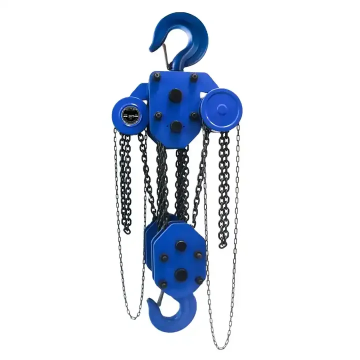 20 Ton Round Hoist G80 Chain Hoist Durable Safety Manual Lifting Tool Hand-powered Steel HSZ Type Key Word Chain Block