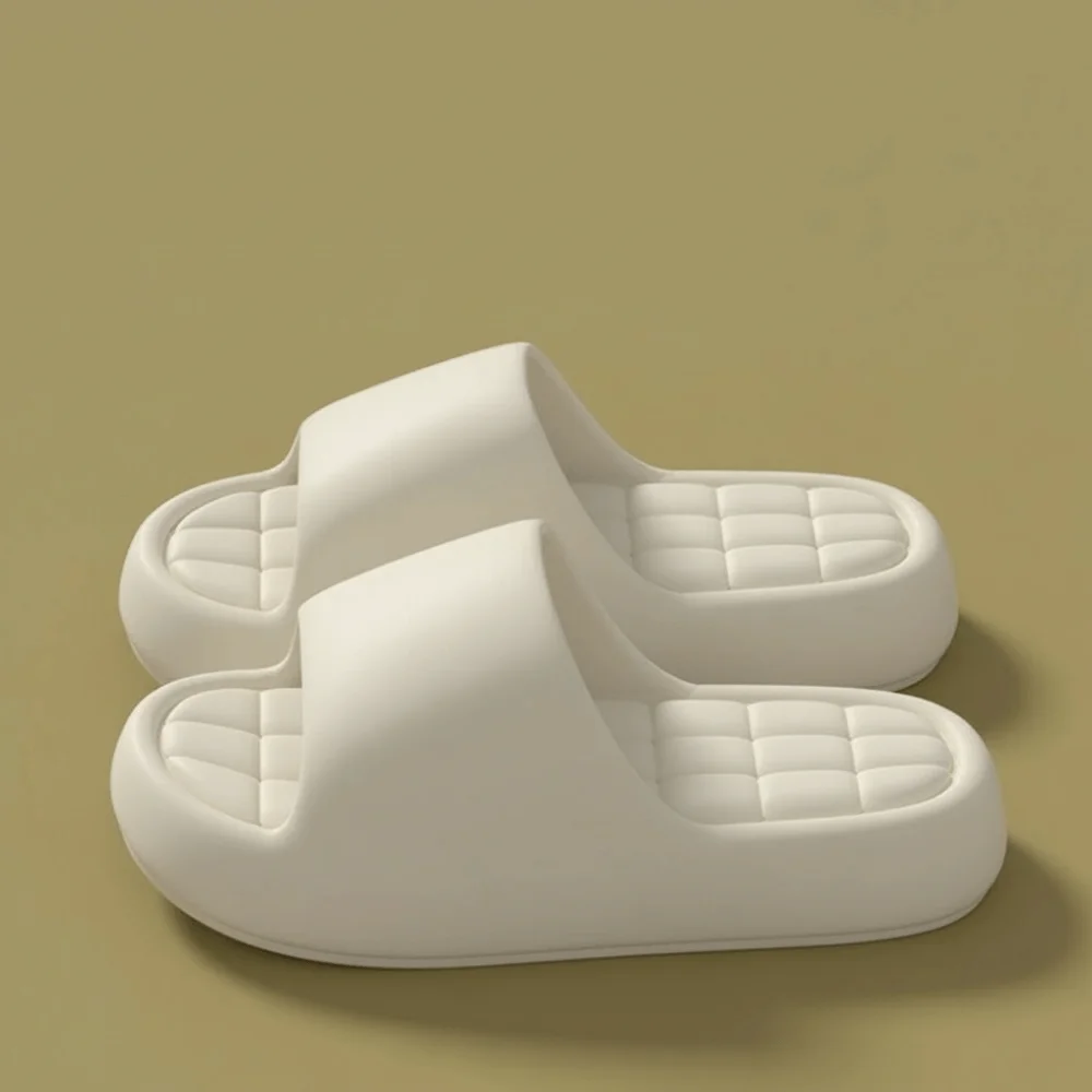 Durable Anti-Slip Sports Slippers Elevated Casual Cool Slipper Wear-Resistant Outdoor Slippers Bathroom