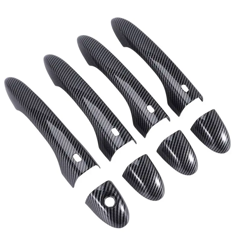 Leading-Carbon Fiber Outer Door Handle Cover Trim Decoration For Levante 2016 2017 2018 Ghibli 2014-2018 Quattroporte 2
