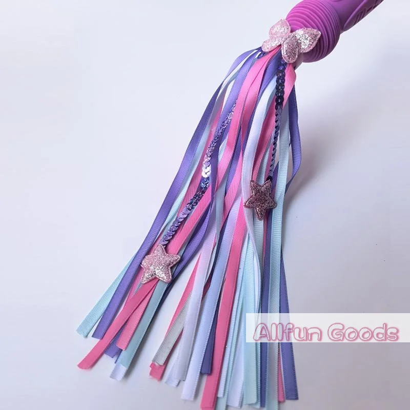 Kids Bike Handlebar Streamers Kids Scooter Handlebar Ribbons Streamers Handle Flowing Colorful Tassel Accessory For Kids Bicycle