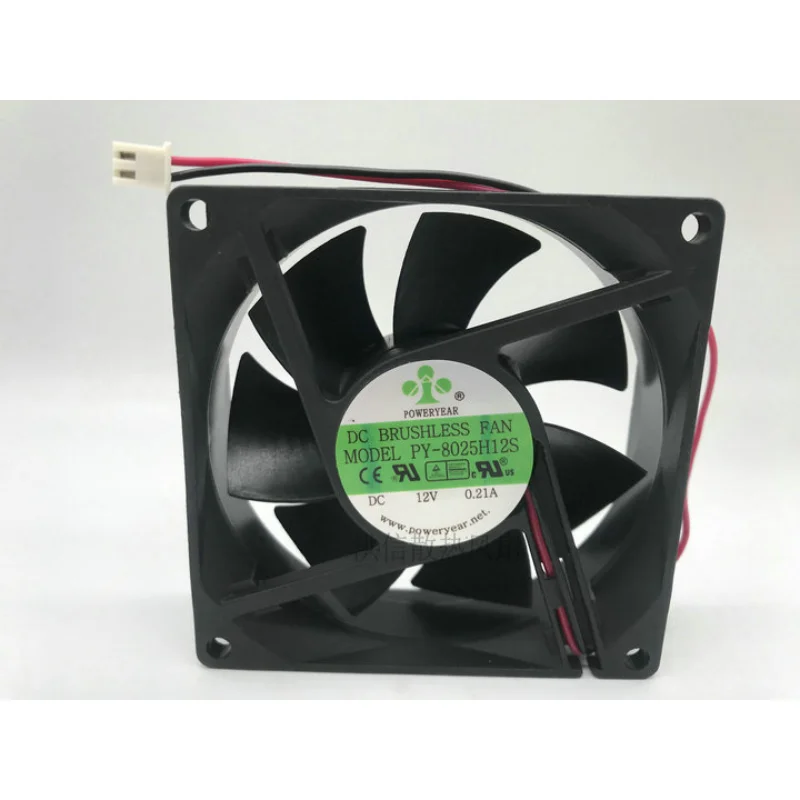 New Cooler Fan PY-8025H12S 12V 0.21A 8CM 8025 cooling fan 80X80X25MM