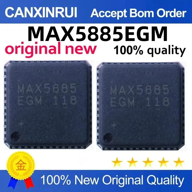 

MAX5885 MAX5885EGM QFN-48 Package Integrated Circuit, Quality Assurance Welcome to consult