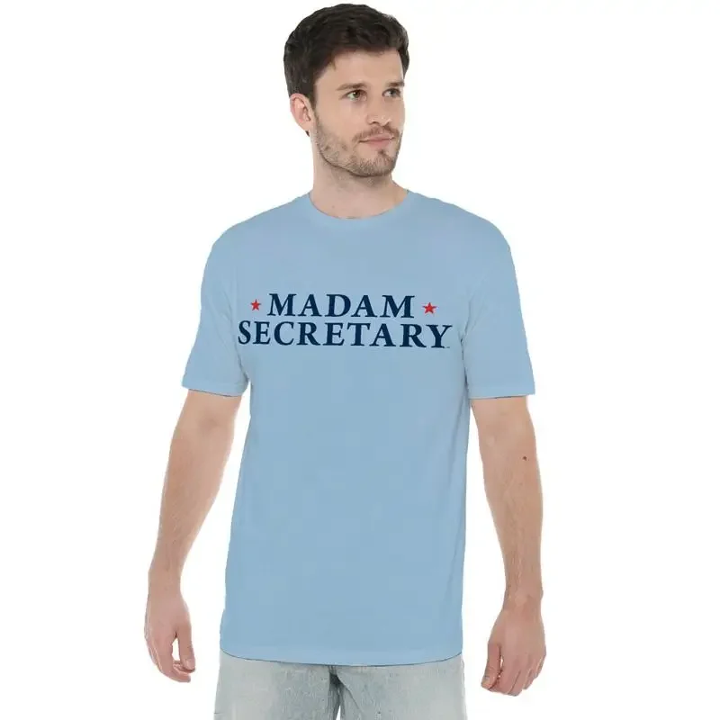 Madam Secretary Logo 2 T Shirt S 2Xl Light Blue