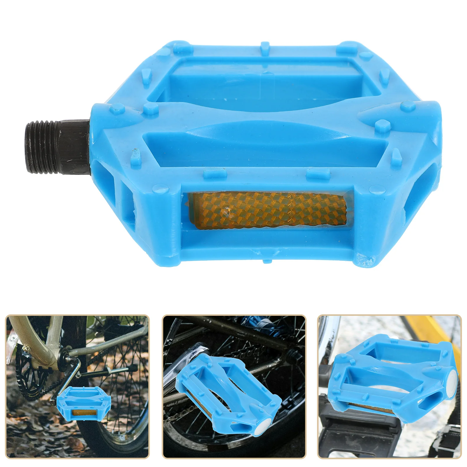 1 Pair Kids Pedals Replacement Lightweight Durable Bicycle Pedals For Mountain Bike Cycling Non-Slip Bike Parts Accessory Riding