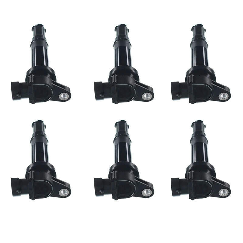 6Pcs Ignition Coils Pack For Kia Optima 2006 Hyundai Santa Fe 07-09 27301-3E100