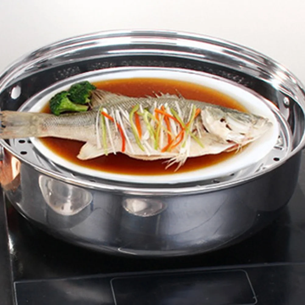 

7inch Round Steamer Rack Stainless Steel Steam Basket for Pots Removable Legs Space Saving Cookware Accessory Dishwasher Safe