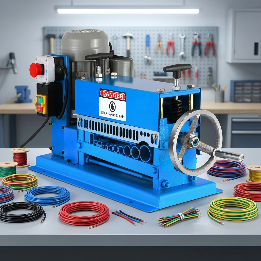 

3Q High Efficiency Industrial Automatic Cable Stripper Machine High Safety Wire Stripping Machine 370W 27m/Minute