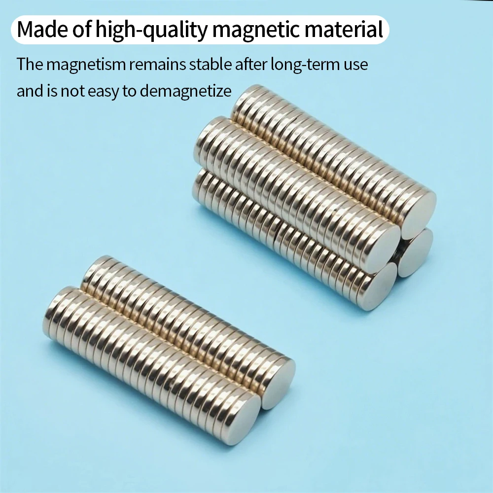 Anti Rust Magnetic Alloy Durable NdFeB Magnet Long Strip 10x2mm Waterproof Polished Edge Office Organizer Laboratory Use (111)