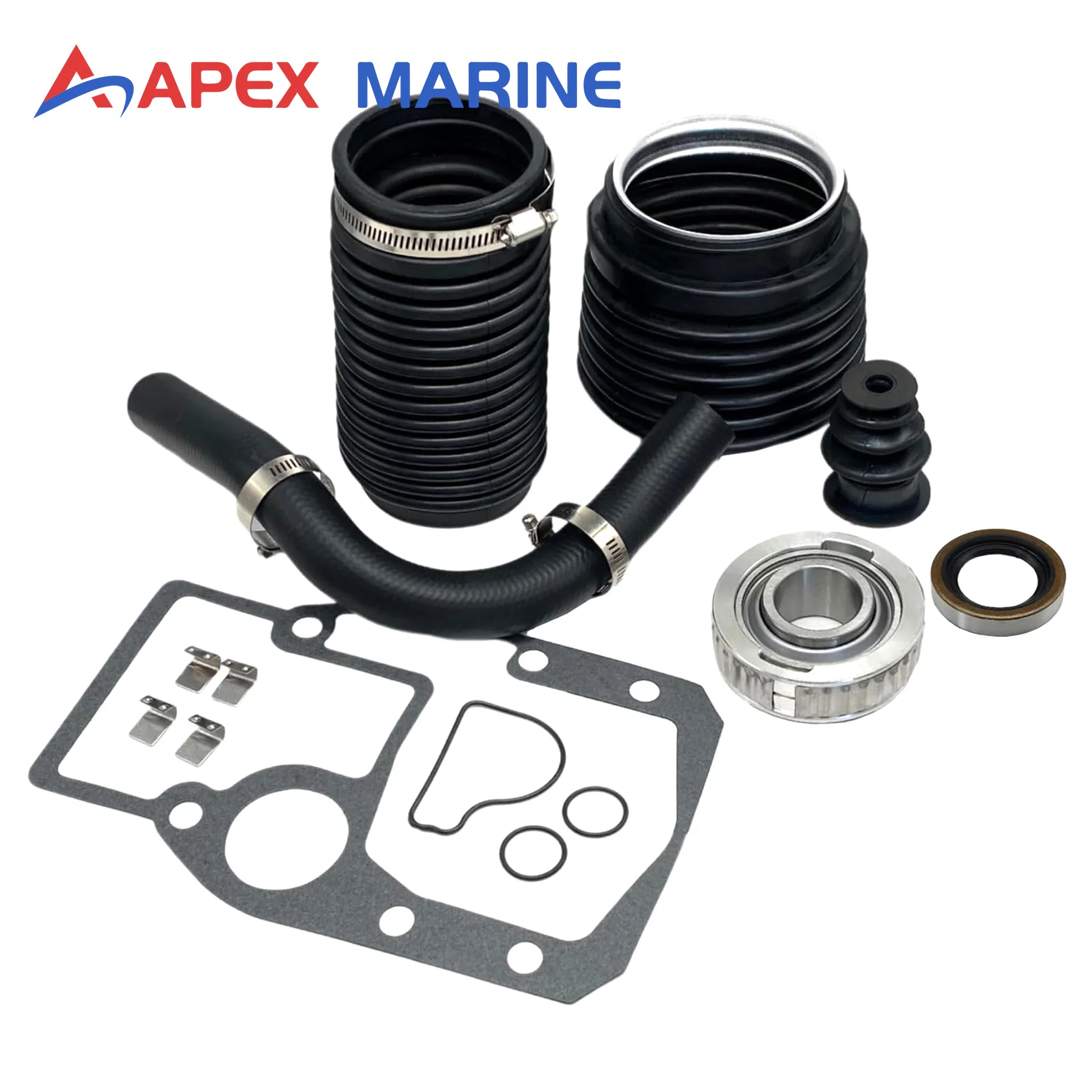 Transom Bellow Kit 3854127 W/ Water Pump Repair Kit for Volvo Penta OMC Cobra SX DP Series Sterndrive Motor 3850426 11826 984461