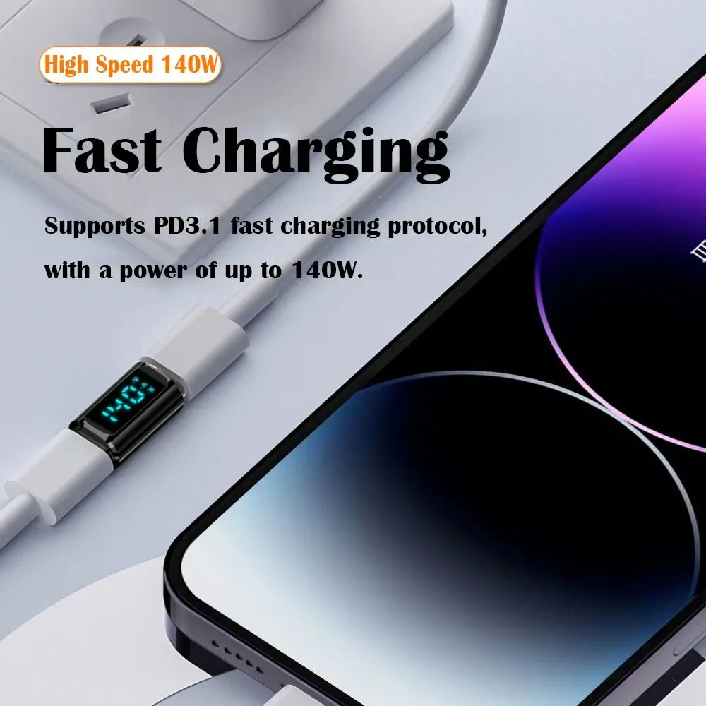 High Quality Digital Display USB 4 Type-C Adapter PD 140W 40Gbps Converter Full Function Mobile Phone USB C Extension