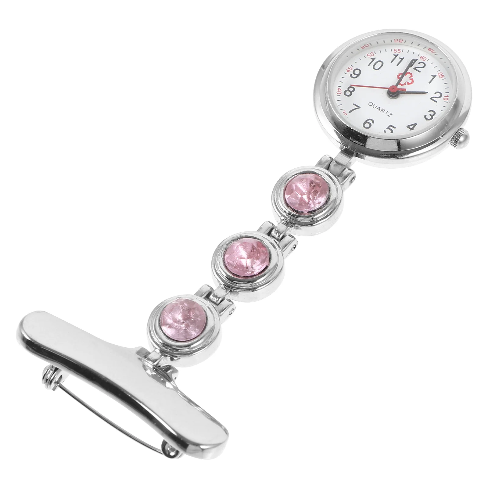 Creative Nurse Table Digital Nurses Watch Hanging Diamond Nursing Watches for Lapel Alloy Pocket