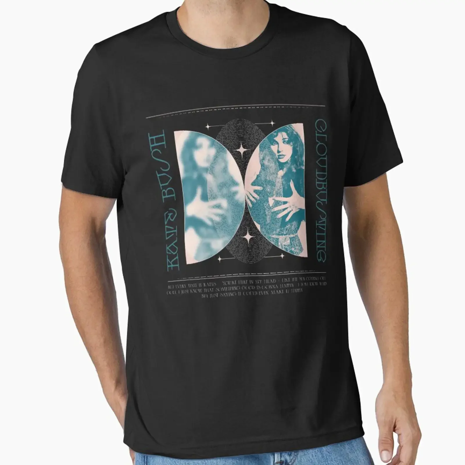 kátè music búsh Cloudbusting Aesthetic Style Fan Art designed and sold by SuchinChaisaeng vintage Washed Comfortable Unisex