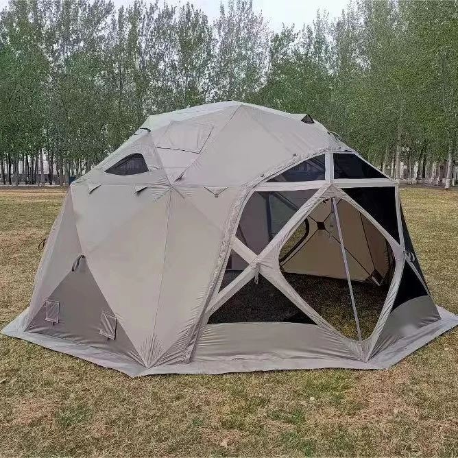 Factory Directly New Style Big Window Dome Tent Ball Camping Tent Outdoor