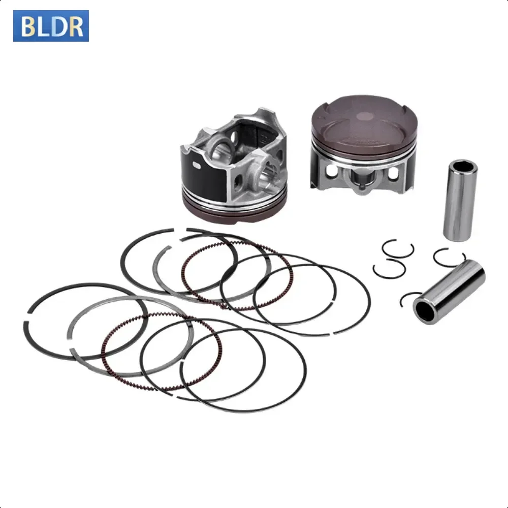62mm Motorcycle Cylinder Head Overhaul Mat Piston Rings Gasket Kit for Kawasaki KLE250 Z250 ER250 EX250 Ninja 250R 2013-2017