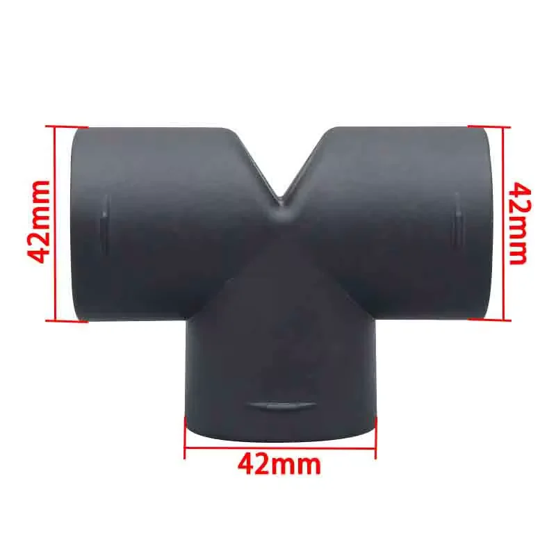 42mm/60mm/75mm Air Vent Ducting T Y L Piece Elbow Pipe Outlet Exhaust Joiner Connector For Diesel Parking Heater image 3
