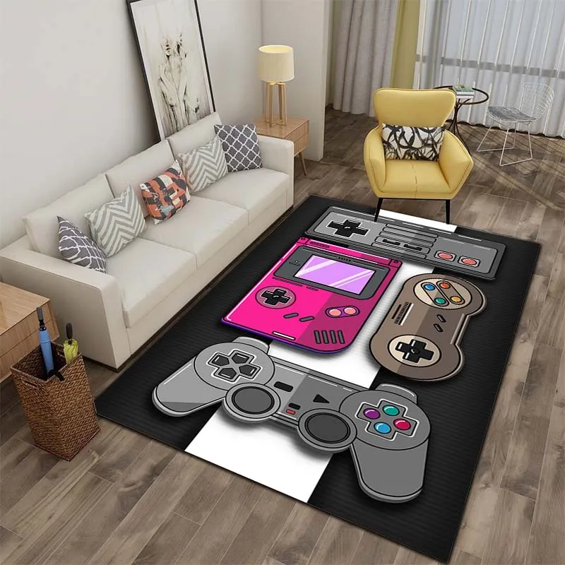 15 boyutları Oyun Play Station Sanat Desen Halı Halılar Yatak Odası Oturma Odası Kanepe Mat Yaratıcı paspas Oyun Odası Ev Dekor